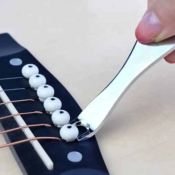 ROCK-HUS Pin Puller Saitenhalter Hebelwerkzeug Schlüsselanhänger